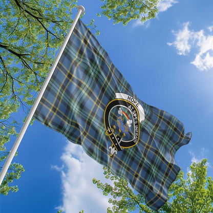 Clan Hope Tartan Flag 1 Crest And Plaid Basic Style Tartan House Flag Crest And Plaid Basic Style