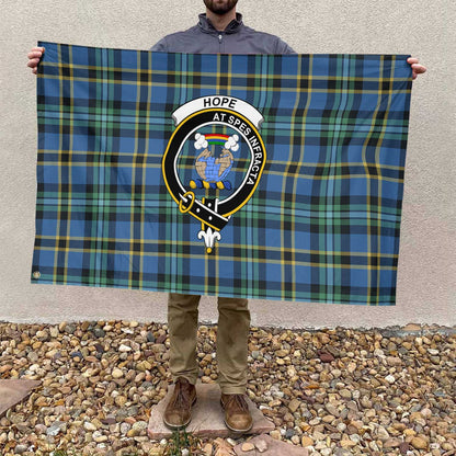 Clan Hope Tartan Flag 1 Crest And Plaid Basic Style Tartan House Flag Crest And Plaid Basic Style