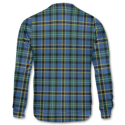 Clan Hope Tartan Men Sweatshirt Crest And Plaid Basic Style