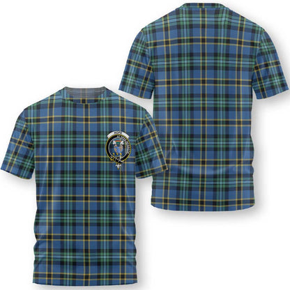 Clan Hope Tartan Men T Shirt Crest And Plaid Basic Style