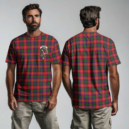 Clan Hopkirk Tartan Men T Shirt Crest And Plaid Basic Style