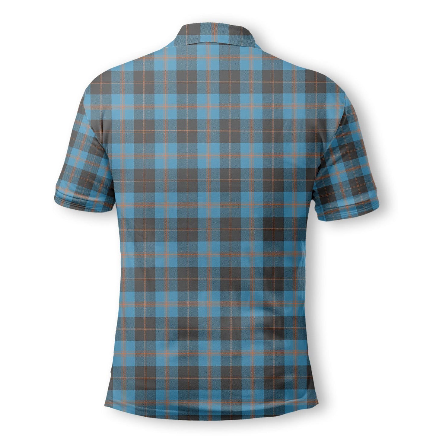 Clan Horsburgh Tartan Golf Men Polo Shirt Crest And Plaid Basic Style