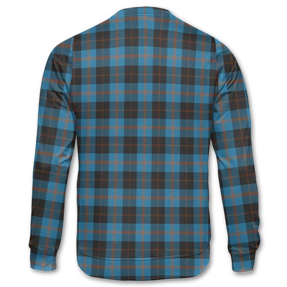 Clan Horsburgh Tartan Men Sweatshirt Crest And Plaid Basic Style