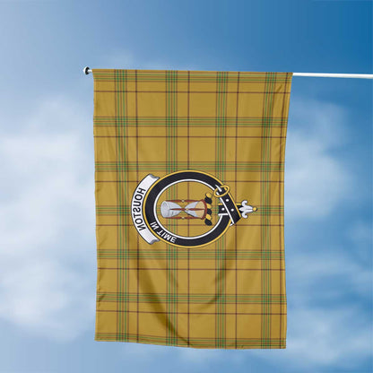 Clan Houston Tartan Flag Crest And Plaid Basic Style