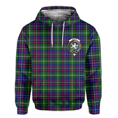 Clan Inglis Tartan Men Hoodie Crest And Plaid Basic Style