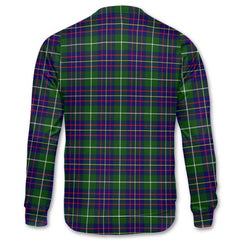 Clan Inglis Tartan Men Sweatshirt Crest And Plaid Basic Style