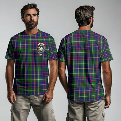 Clan Inglis Tartan Men T Shirt Crest And Plaid Basic Style