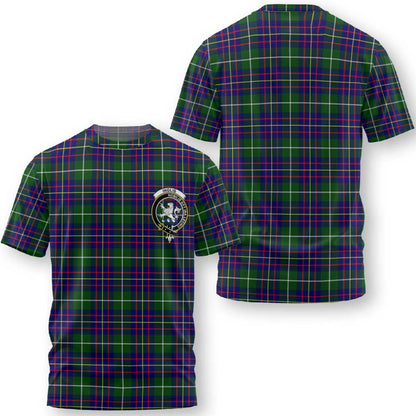 Clan Inglis Tartan Men T Shirt Crest And Plaid Basic Style