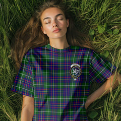 Clan Inglis Tartan Women T Shirt Crest And Plaid Basic Style