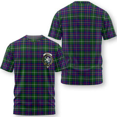 Clan Inglis Tartan Women T Shirt Crest And Plaid Basic Style