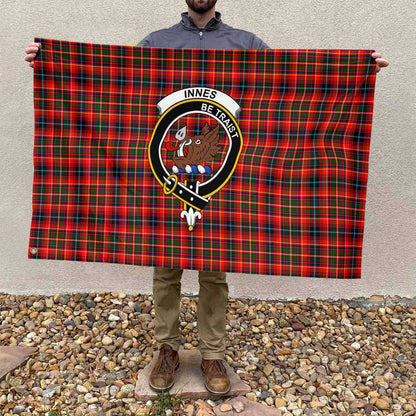 Clan Innes Tartan Flag 1 Crest And Plaid Basic Style Tartan House Flag Crest And Plaid Basic Style