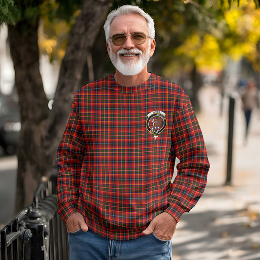 Clan Innes Tartan Men Sweatshirt Crest And Plaid Basic Style