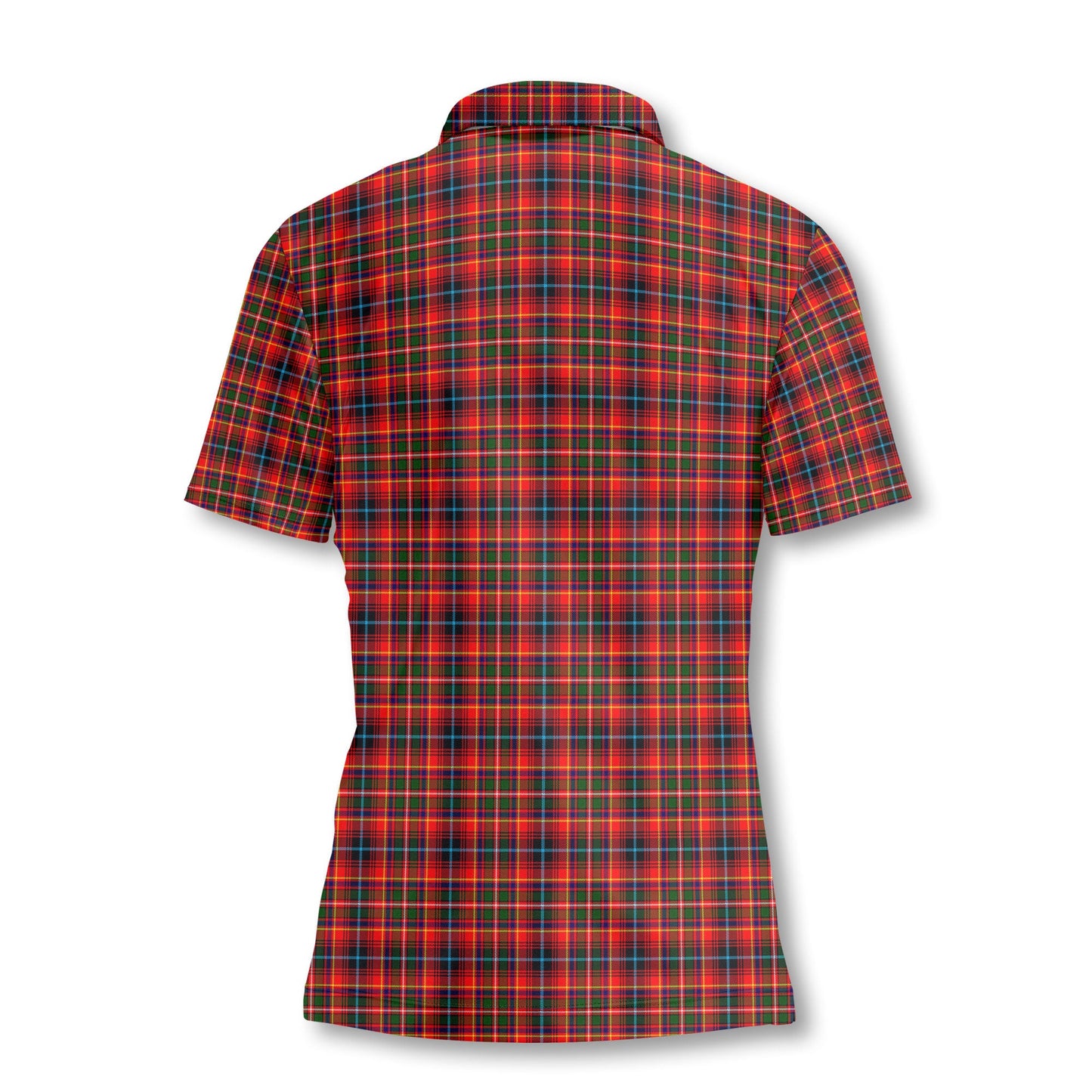 Clan Innes Tartan Women Polo Shirt Crest And Plaid Basic Style