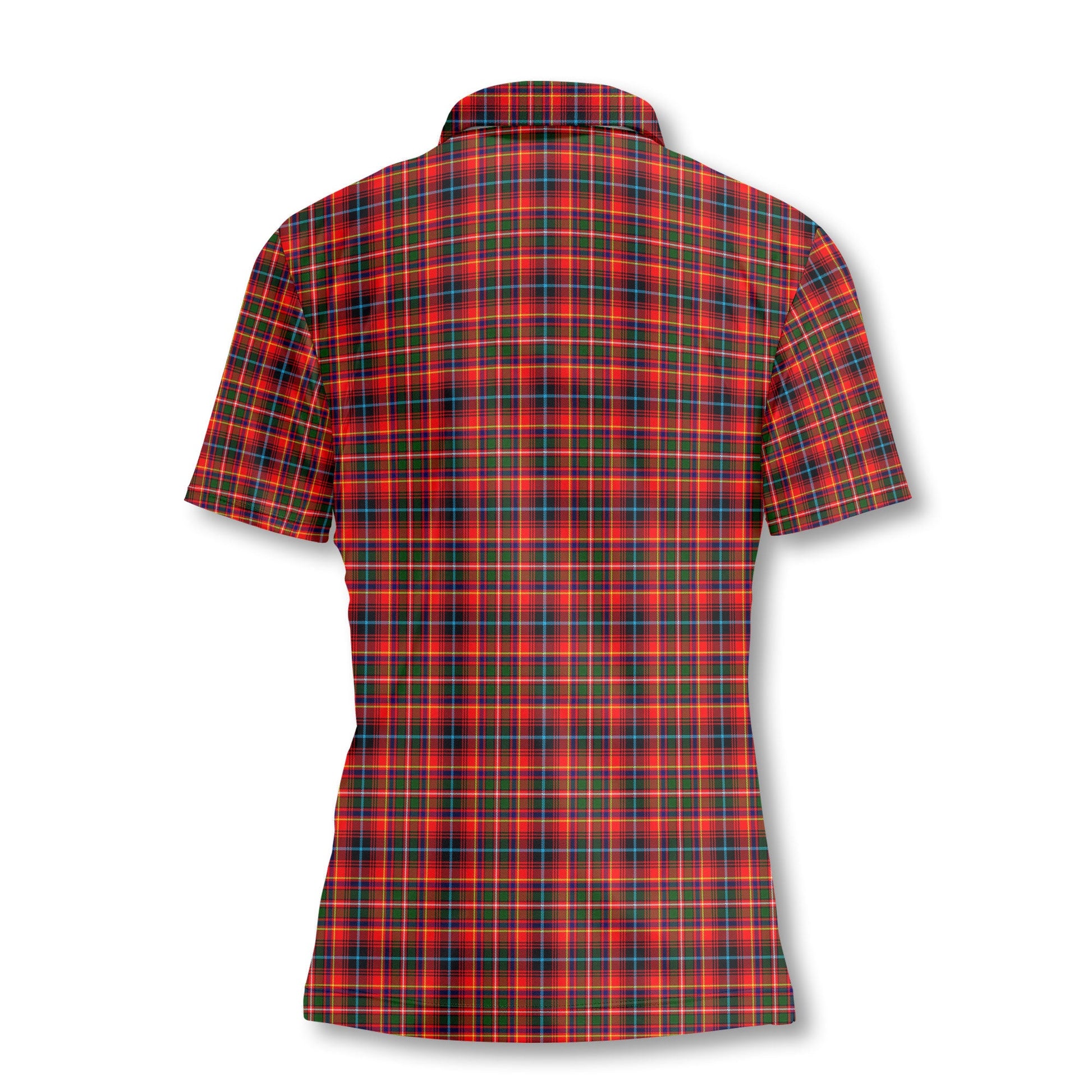 Clan Innes Tartan Women Polo Shirt Crest And Plaid Basic Style