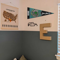 Clan Irvine Tartan Felt Pennant Crest And Plaid Basic Style