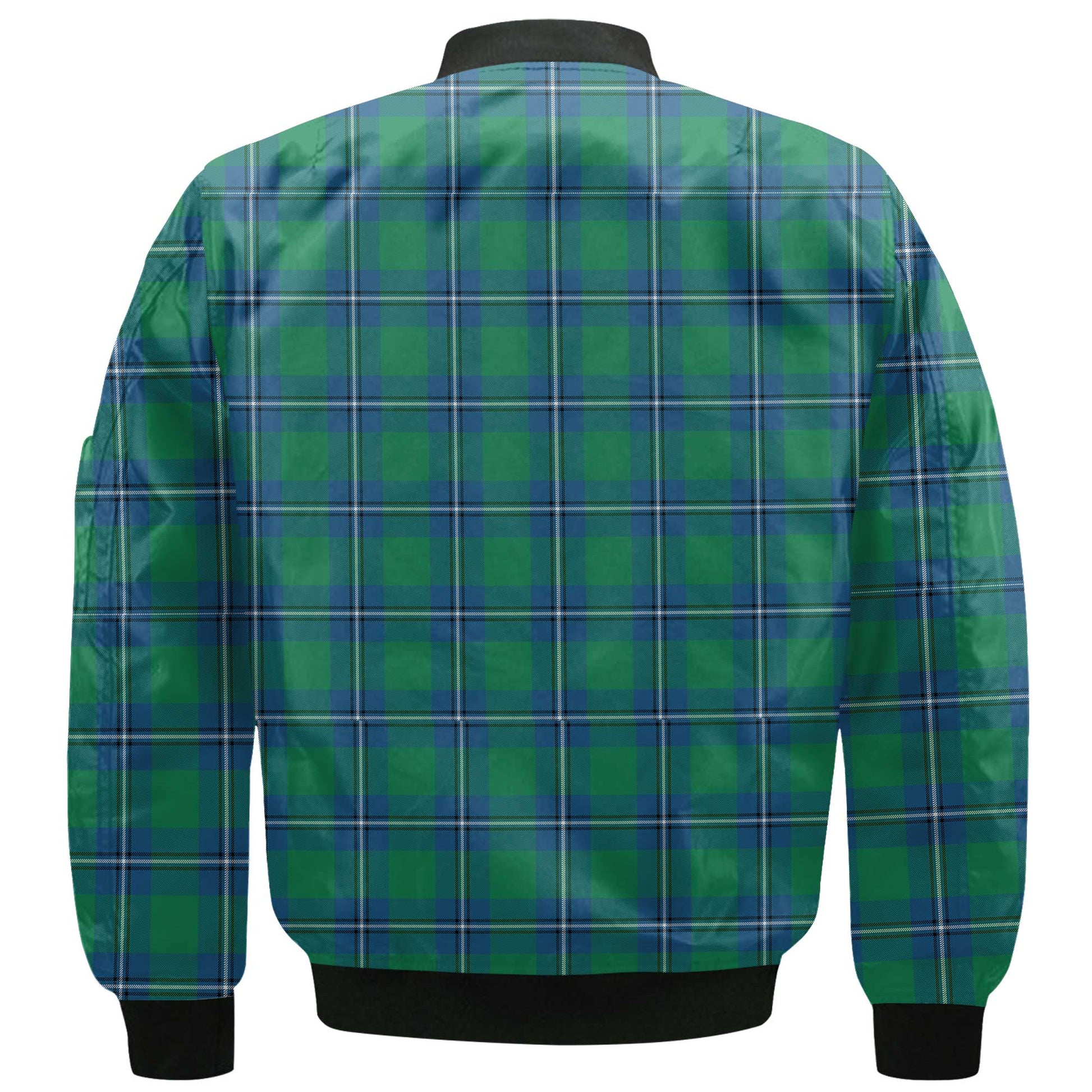 Clan Irvine Tartan Women Bomber Jacket Crest And Plaid Basic Style