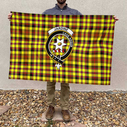 Clan Jardine Tartan Flag 1 Crest And Plaid Basic Style Tartan House Flag Crest And Plaid Basic Style