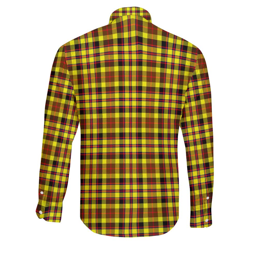 Clan Jardine Tartan Long Sleeve Button Shirt Crest And Plaid Basic Style