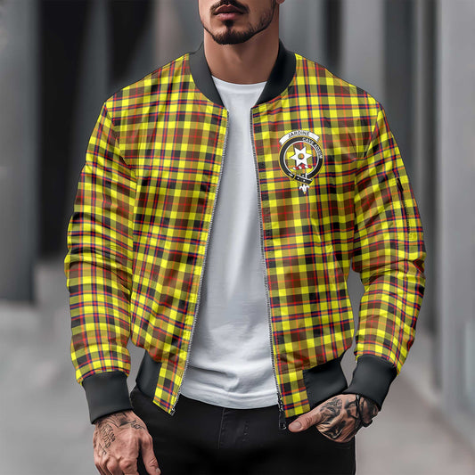 Clan Jardine Tartan Men Bomber Jacket Crest And Plaid Basic Style