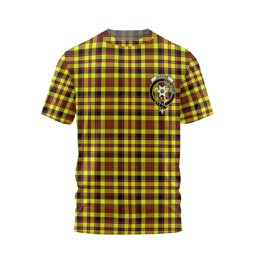 Clan Jardine Tartan Men T Shirt Crest And Plaid Basic Style