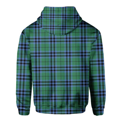 Clan Keith Tartan Men Hoodie Crest And Plaid Basic Style