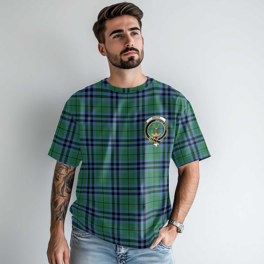 Clan Keith Tartan Men T Shirt Crest And Plaid Basic Style