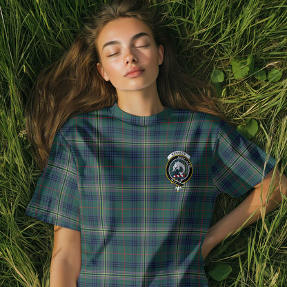 Clan Kennedy Tartan Women T Shirt Crest And Plaid Basic Style