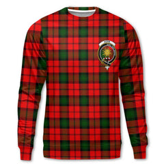 Clan Kerr Tartan Men Sweatshirt Crest And Plaid Basic Style