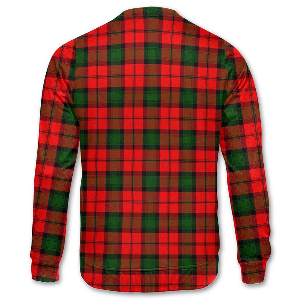 Clan Kerr Tartan Men Sweatshirt Crest And Plaid Basic Style