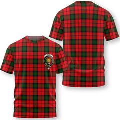 Clan Kerr Tartan Men T Shirt Crest And Plaid Basic Style