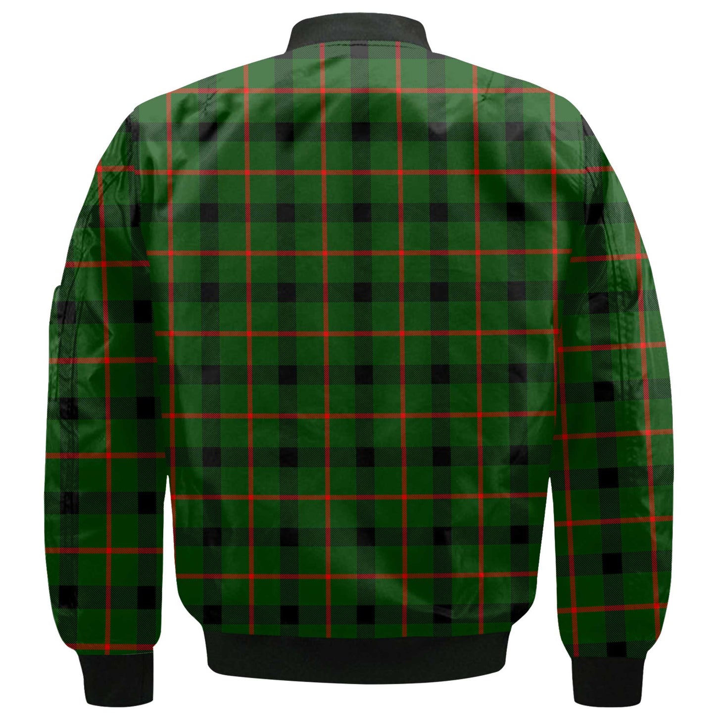 Clan Kincaid Tartan Men Bomber Jacket Crest And Plaid Basic Style