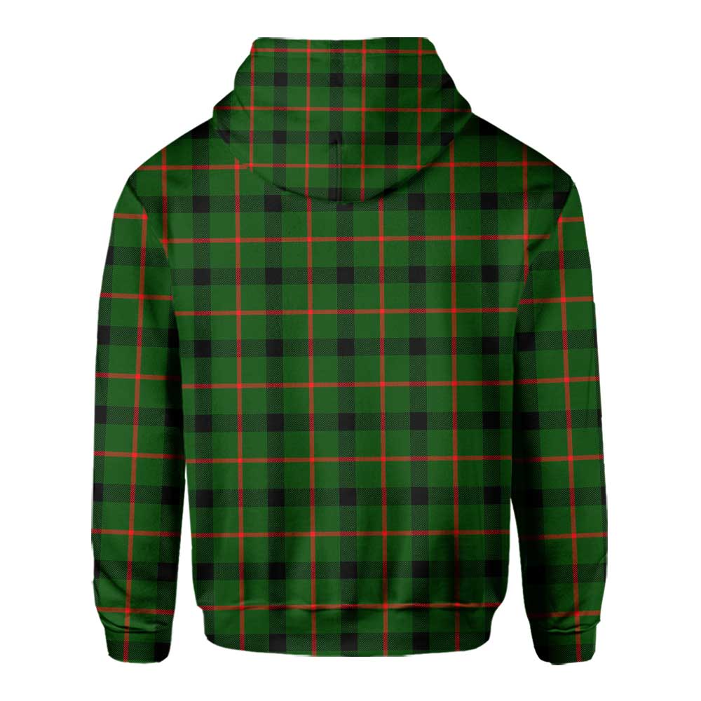 Clan Kincaid Tartan Men Hoodie Crest And Plaid Basic Style