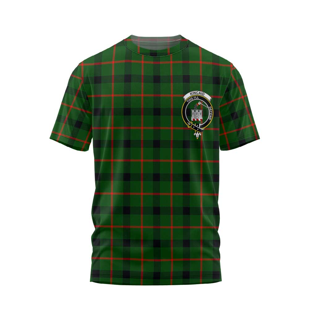 Clan Kincaid Tartan Men T Shirt Crest And Plaid Basic Style