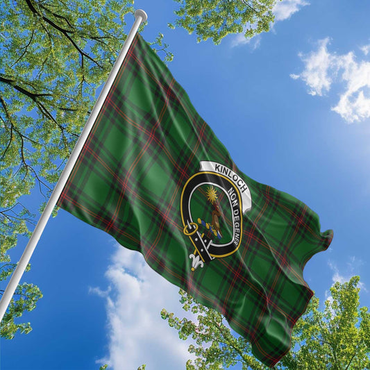 Clan Kinloch Tartan Flag 1 Crest And Plaid Basic Style Tartan House Flag Crest And Plaid Basic Style