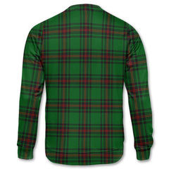 Clan Kinloch Tartan Men Sweatshirt Crest And Plaid Basic Style