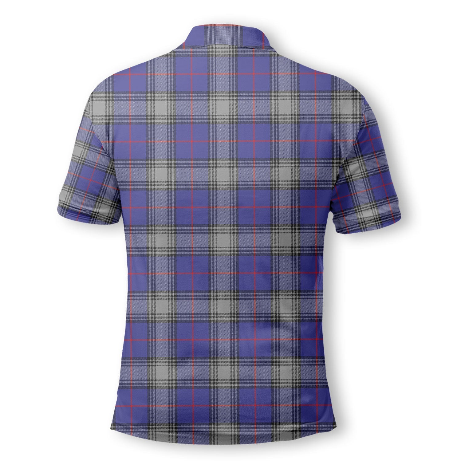 Clan Kinnaird Tartan Golf Men Polo Shirt Crest And Plaid Basic Style