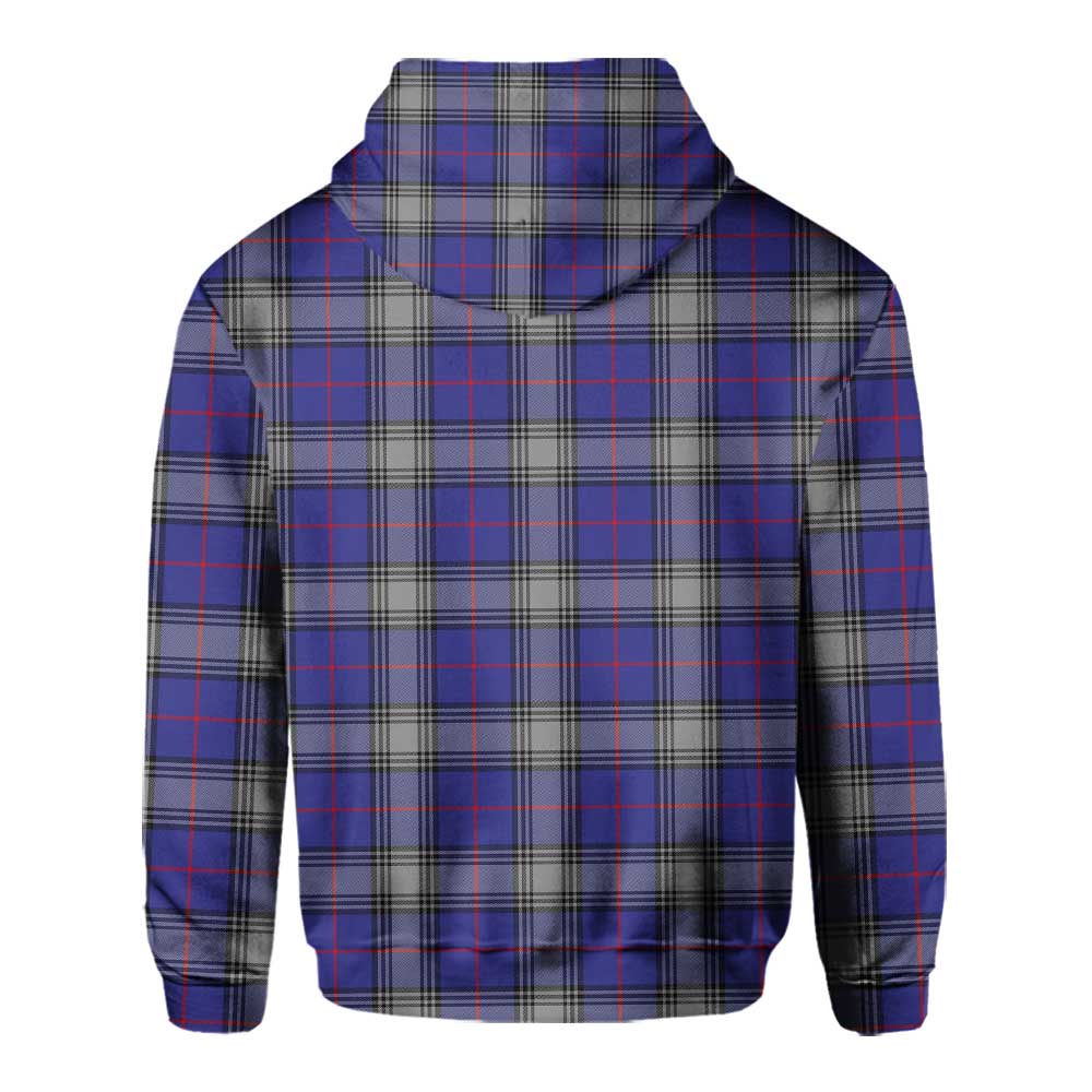 Clan Kinnaird Tartan Men Hoodie Crest And Plaid Basic Style