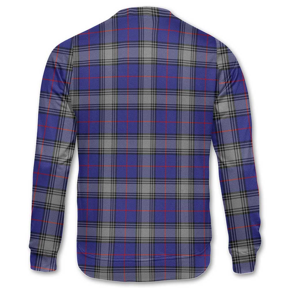 Clan Kinnaird Tartan Men Sweatshirt Crest And Plaid Basic Style