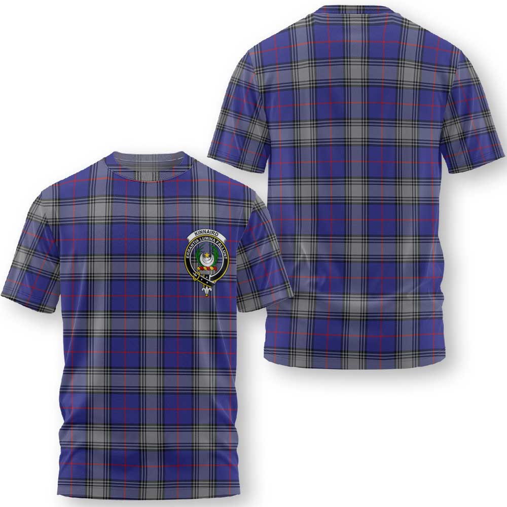 Clan Kinnaird Tartan Women T Shirt Crest And Plaid Basic Style