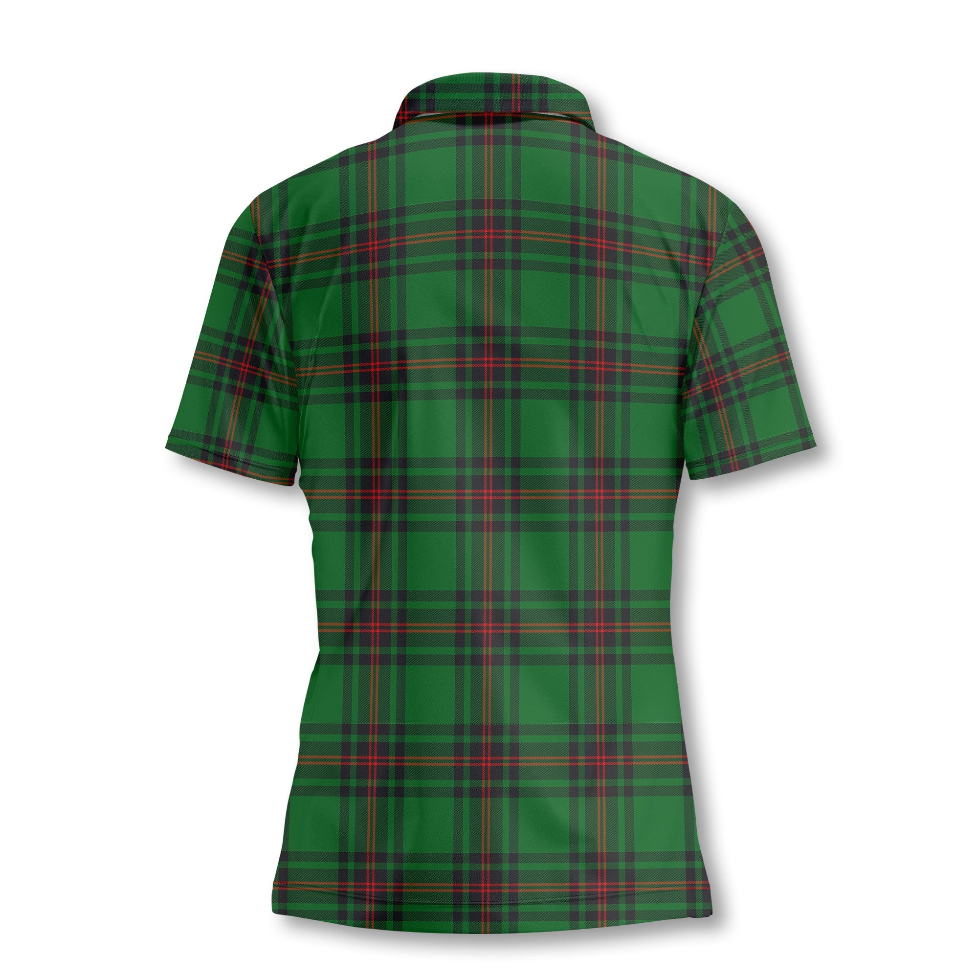 Clan Kinnear Tartan Women Polo Shirt Crest And Plaid Basic Style
