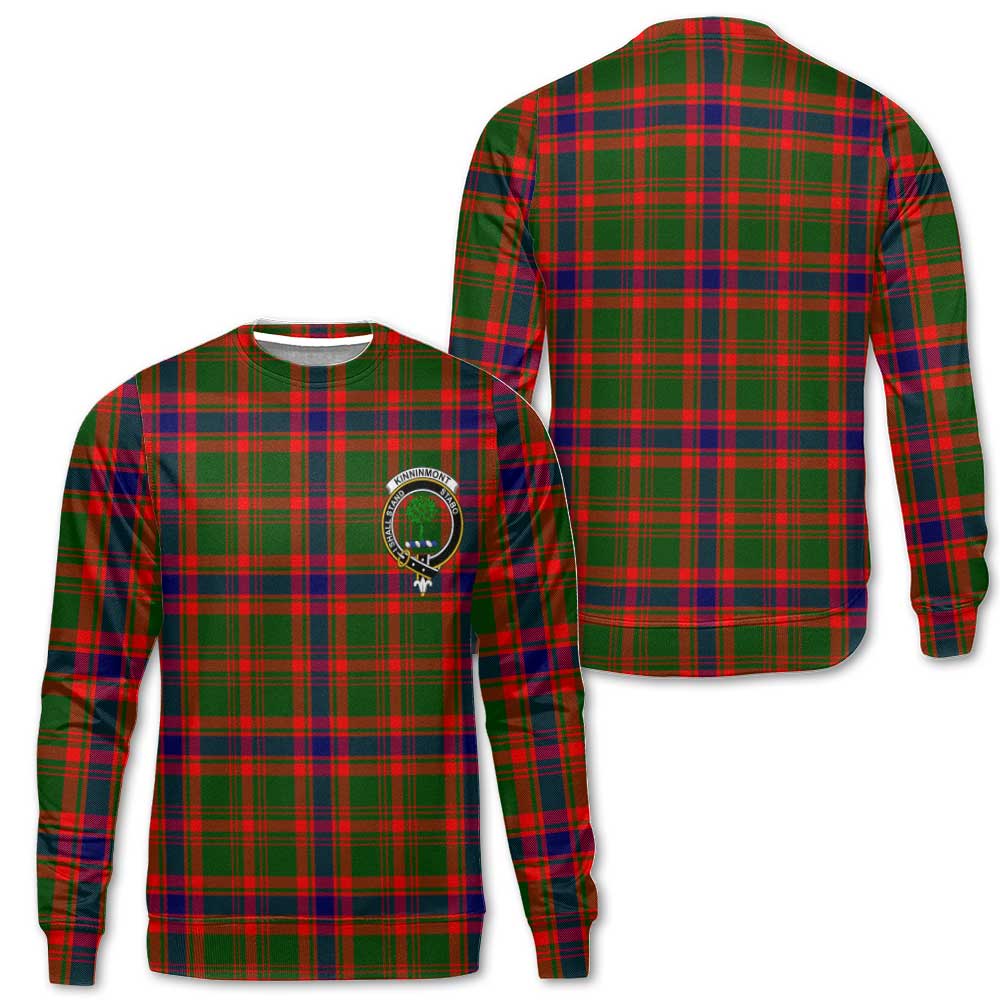 Clan Kinninmont Tartan Men Sweatshirt Crest And Plaid Basic Style