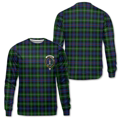 Clan Kirkpatrick Tartan Men Sweatshirt Crest And Plaid Basic Style