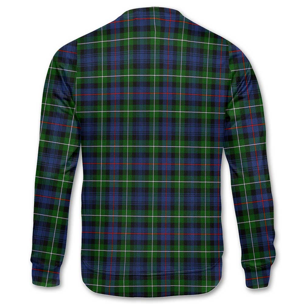 Clan Kirkpatrick Tartan Men Sweatshirt Crest And Plaid Basic Style