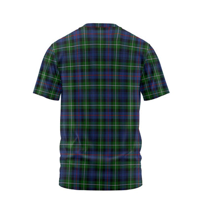 Clan Kirkpatrick Tartan Men T Shirt Crest And Plaid Basic Style