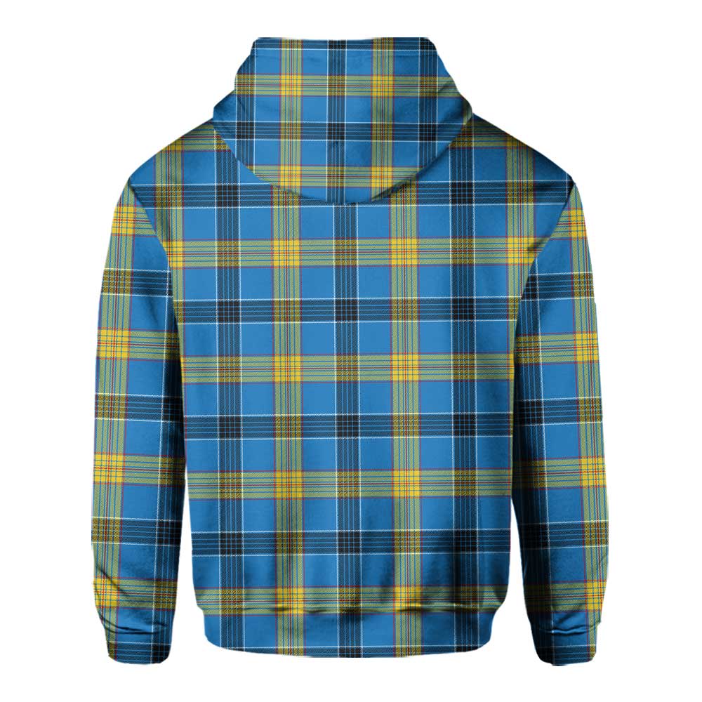 Clan Laing Tartan Men Hoodie Crest And Plaid Basic Style