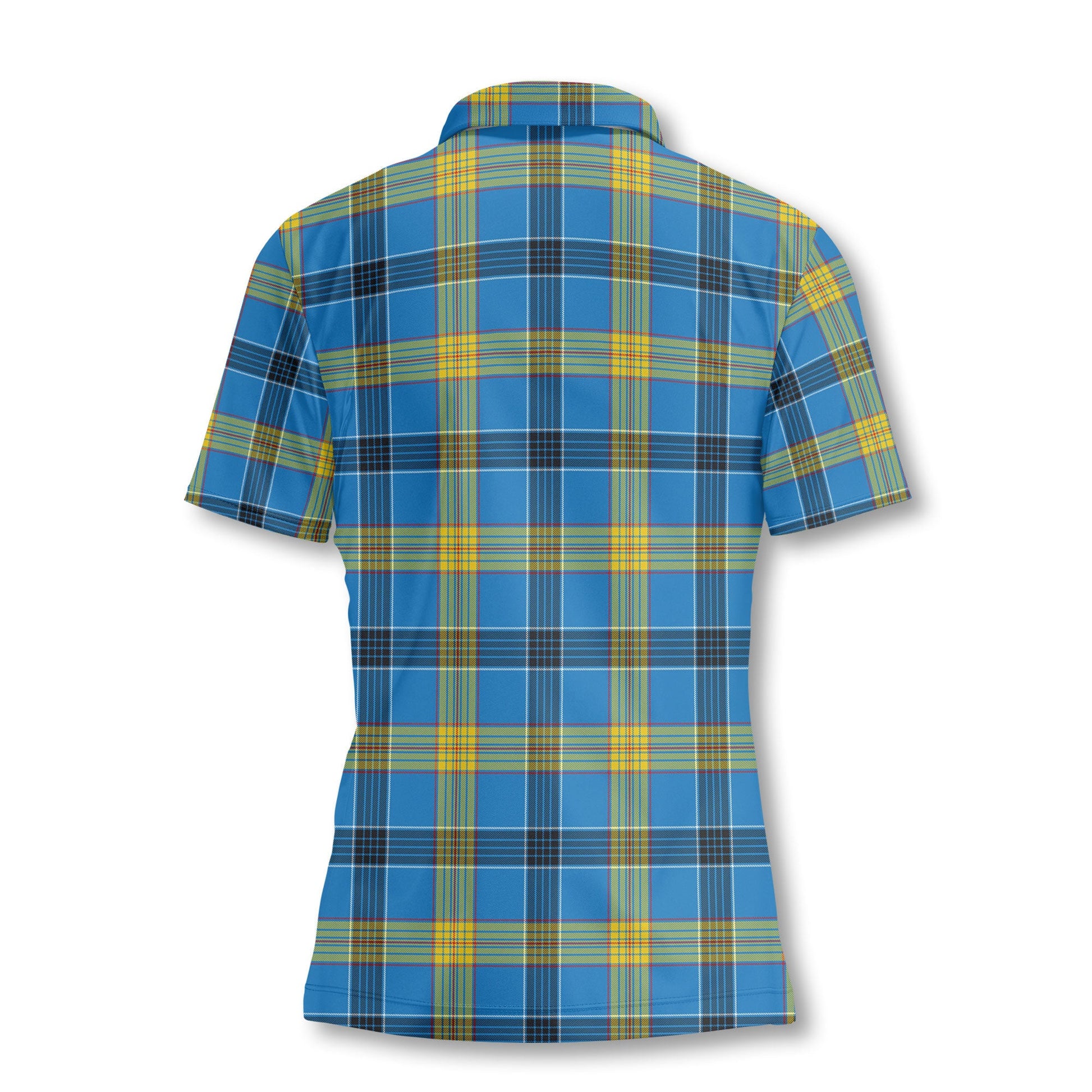 Clan Laing Tartan Women Polo Shirt Crest And Plaid Basic Style