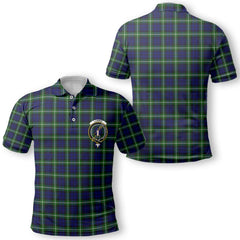 Clan Lammie Tartan Golf Men Polo Shirt Crest And Plaid Basic Style