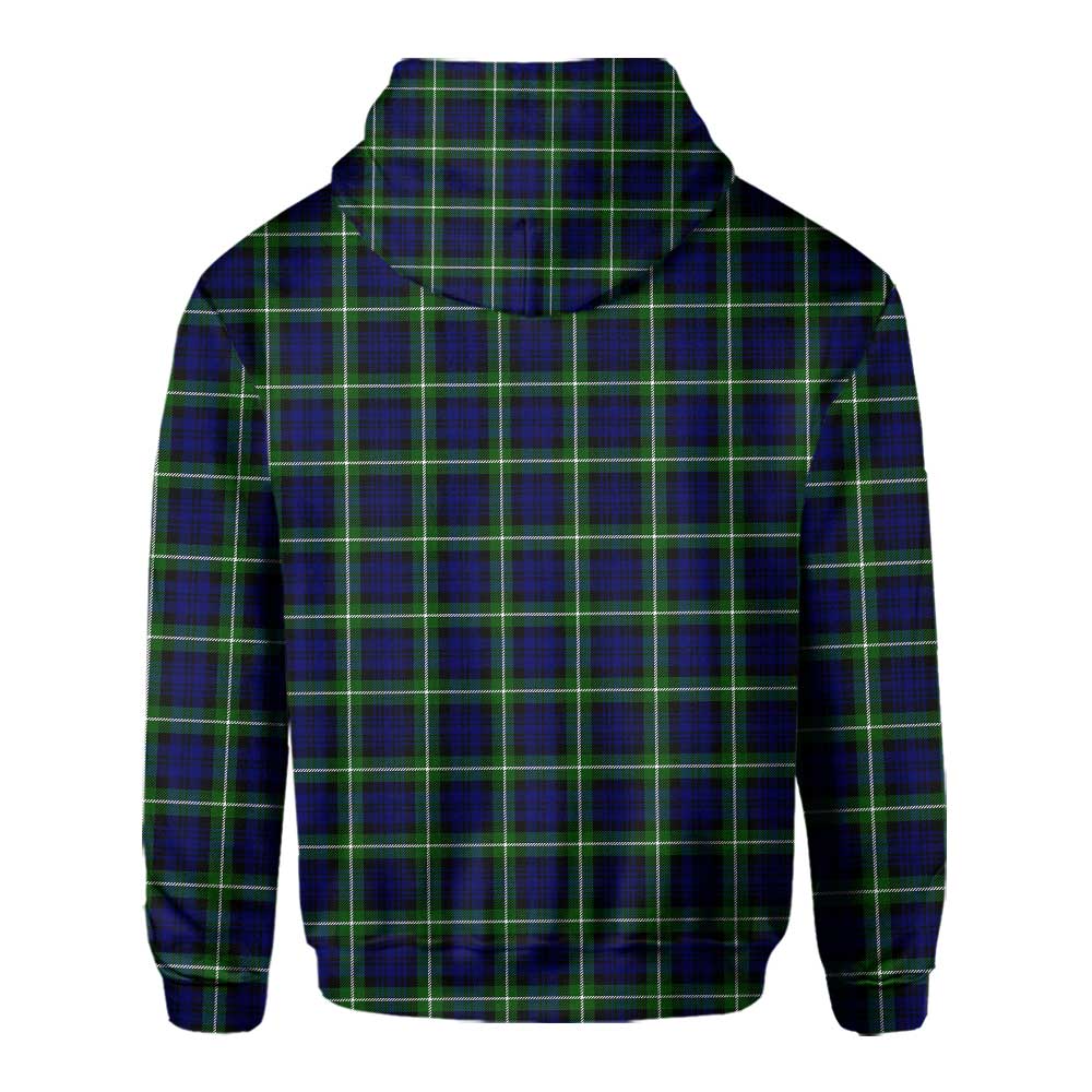 Clan Lammie Tartan Men Hoodie Crest And Plaid Basic Style