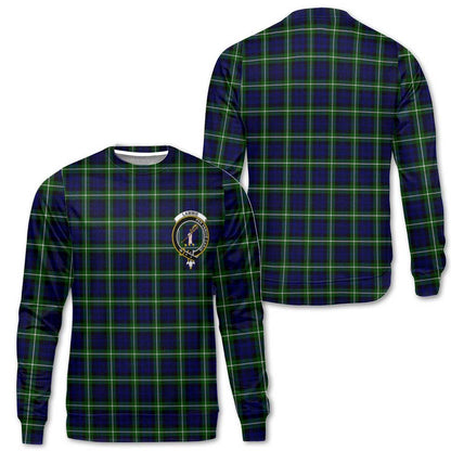 Clan Lammie Tartan Men Sweatshirt Crest And Plaid Basic Style