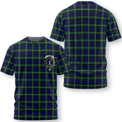 Clan Lammie Tartan Men T Shirt Crest And Plaid Basic Style